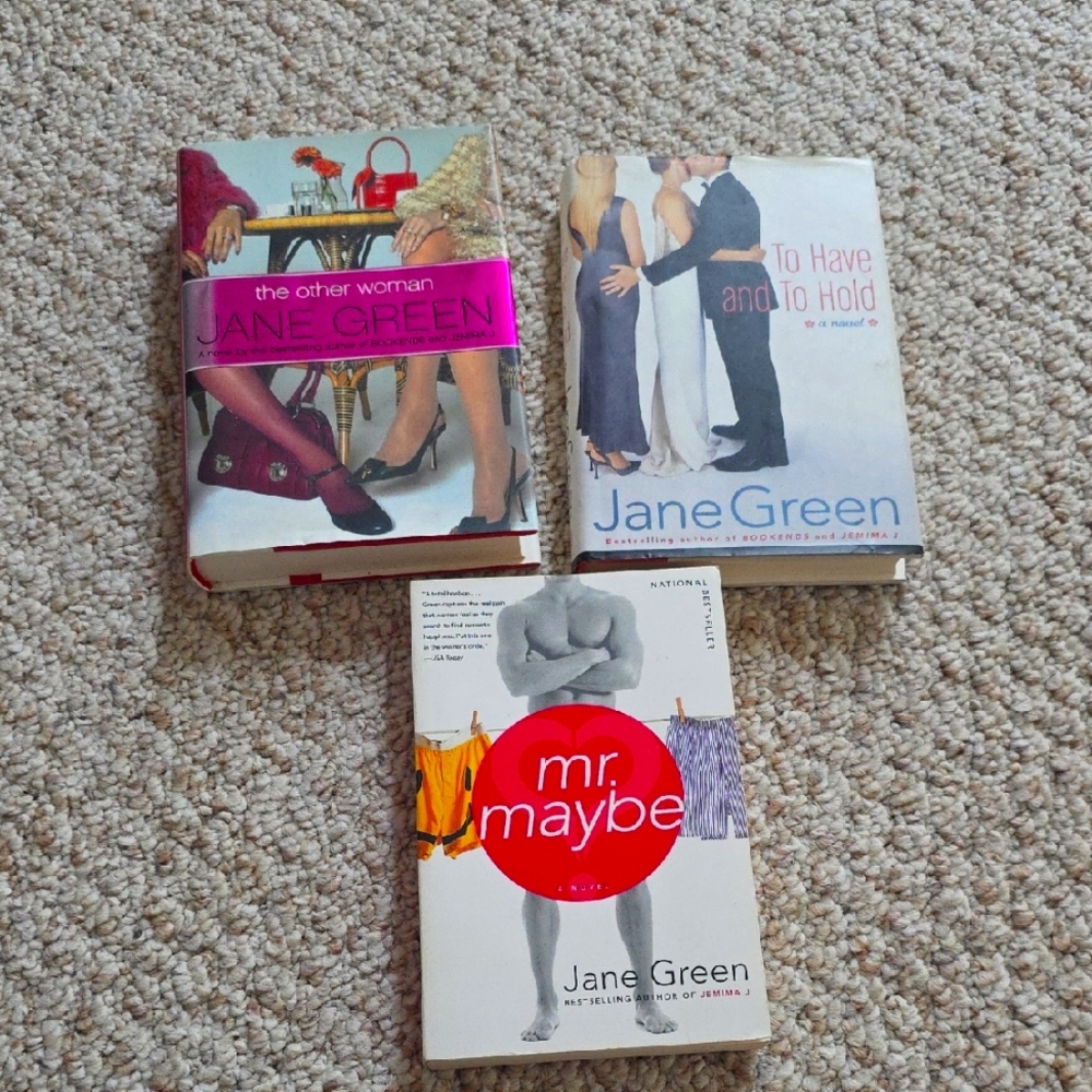 Jane Green Books-set Of 3